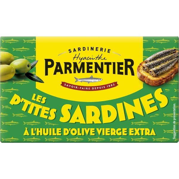 P’tites sardines à l’huile d’olive Parmentier