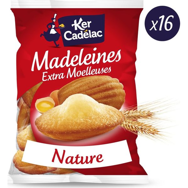 Madeleines extra moelleuses Ker Cadélac