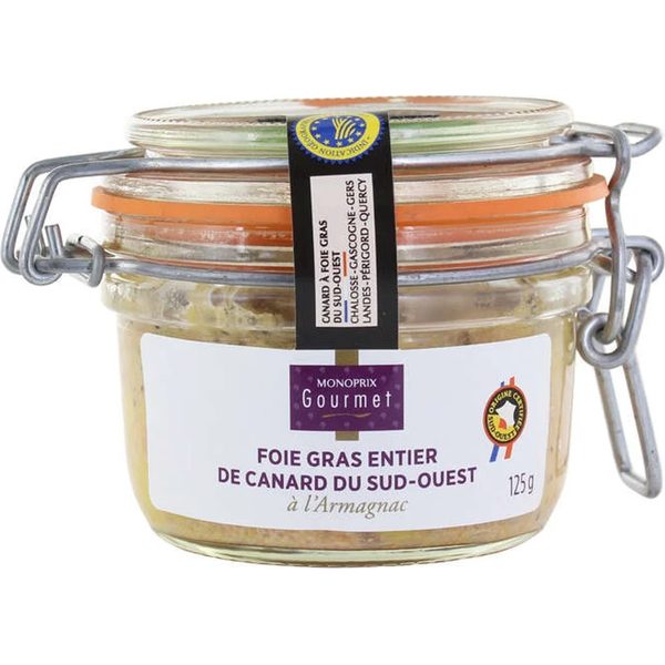 Foie gras de canard entier Monoprix Gourmet