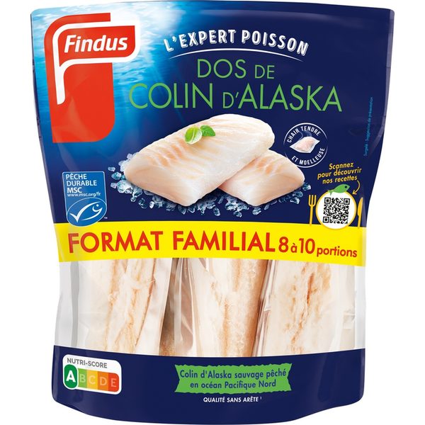 Dos de colin d’Alaska Findus