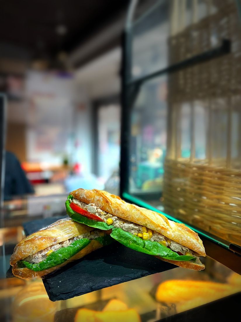 Sandwich thon crudités