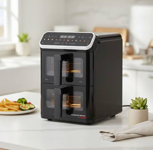 Friteuse sans huile Duo - 5.6L+5.6L