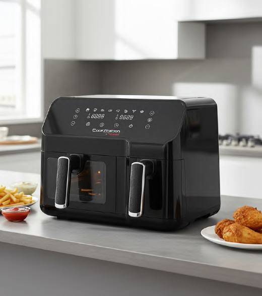Friteuse sans huile Duo - 5.5L + 3.3L