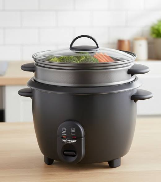 Cuiseur Riz avec Panier Vapeur Inox 2,5L