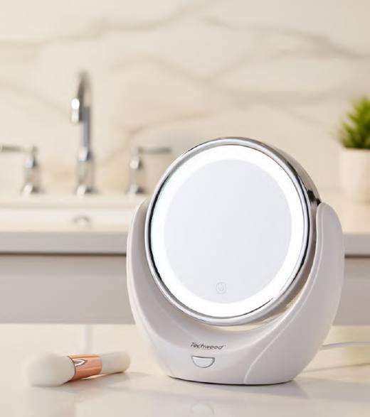 Miroir Lumineux cinq fois