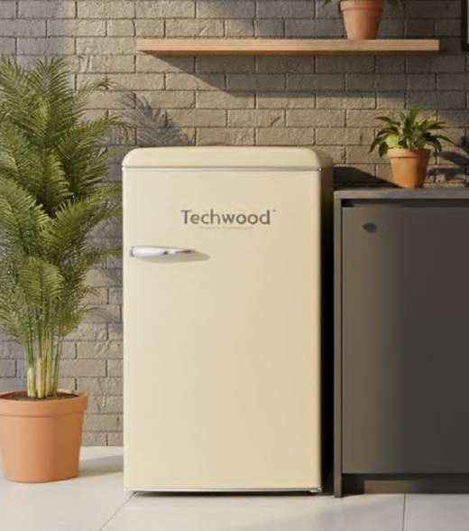 Frigo rétro avec congélateur