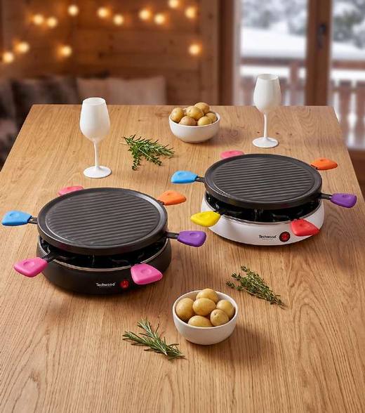 Raclette 6 personnes — blanc