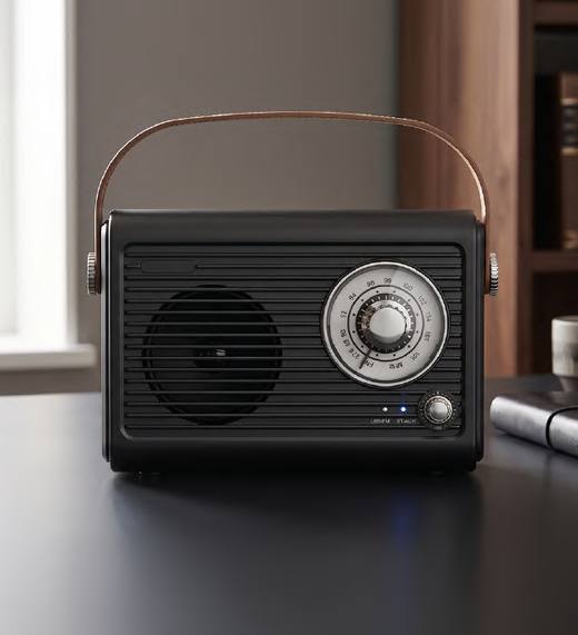 Radio rétro et enceinte Bluetooth