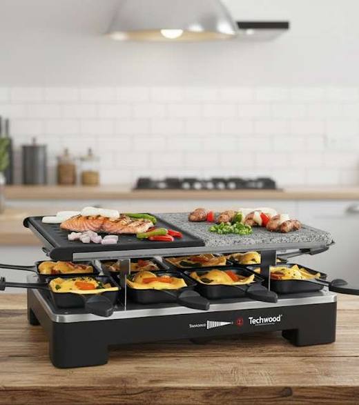 Raclette Grill et Pierre De Cuisson