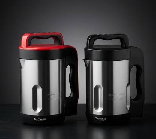 Blender Chauffant Inox (spécial soupe) — rouge / noir