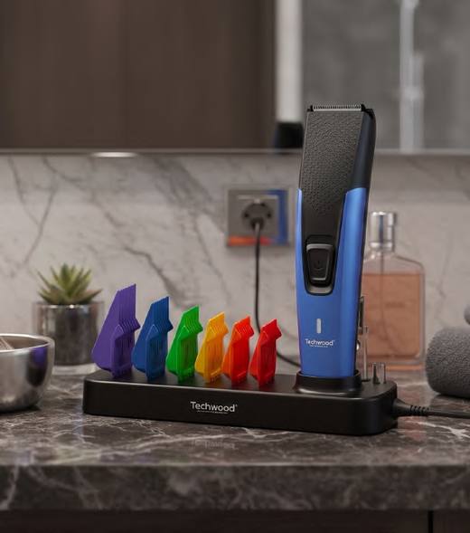 Tondeuse à barbe Rechargeable - Type C — bleu