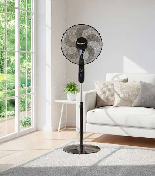 Ventilateur sur pied avec télécommande – Ø 40 CM