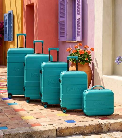 Ensemble 5 valises "VERT"