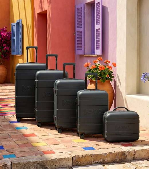 "Black" 5-piece luggage set